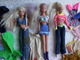 Lot 2 Poupées Barbie Mattel & 1 Simba Steffi Love Avec Nombreux Vétements Divers - Barbie