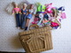 Delcampe - Lot 2 Poupées Barbie Mattel & 1 Simba Steffi Love Avec Nombreux Vétements Divers - Barbie