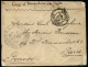 CORP D'EXPEDITION DE CRETE - 1897 - Lettre En Franchise Avec Entrée Par MARSEILLE 8/MAI/97 + Cachet Ancre Marine - Kreta