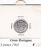 GRAN BRETAGNA   3 PENCE  ANNO 1901 COME DA FOTO - F. 3 Pence