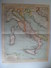 Lithographie Gravure Carte Plan 1905 Brockhaus Italie Ancien Temps Latium - Sicile Corse Sardaine - Cartes Géographiques