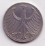 Lot N° 205 -  1 Pièce De 5 Deutsche Mark  1951 Argent - 5 Mark