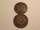 DEUX MONNAIES ARGENTINE DOS CENTAVOS 1883 1890 CUIVRE Non Nettoyé - Argentine