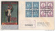 US 1932 Olympic Village Cachet 10th Summer Olympics Opening Day Cover Sc 718 719 Registered - Summer 1932: Los Angeles