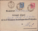 INDOCHINE COVER  From TOURANE BUU DIEN CUC 1947  To  ANNEXE DE HUE  BPM418  FRENCH STAMPS   Réf G524  RARE - Lettres & Documents