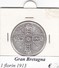 GRAN BRETAGNA   1 FLORIN  ANNO 1913 COME DA FOTO - J. 1 Florin / 2 Schillings