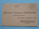 Fernand HEUCHON Expert-Comptable BRUXELLES Rue Melsens (Bourse) Anno 1923 ( Zie Foto Details ) !! - Autres & Non Classés