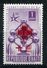 HAITI THEME CROIX ROUGE N°382 **  AVEC DOUBLE SURCHARGE CROIX ROUGE (SIGNE + PHOTOCOPIE CERTIFICAT) - Croce Rossa