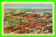 OSHAWA, ONTARIO - AERIAL VIEW OF GENERAL MOTORS PLANT -TRAVEL IN 1951 - PECO - - Oshawa