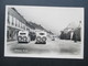 AK / Echtfoto 1942 Wien Himberg N. D. Ostmark! Autobusse / Motorrad. Sparkasse Zu Schwechat. Hindenburg Frankatur - Busse & Reisebusse