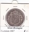 GRAN BRETAGNA   1/2 CROWN  ANNO 1907 COME DA FOTO - K. 1/2 Crown