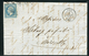 France - Lettre  ( Avec Texte ) Départ De Tain Pour Marseille En 1867 , étiquette Commerciale Au Verso - Ref  J 64 - 1849-1876: Période Classique