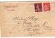 FR-L185 - FRANCE Lettre Du Transatlantique SS. CHAMPLAIN Exp. De Southampton 1937 Avec Timbres Français Pour Olliergues - Poste Maritime