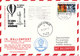 Austria UN Vienna Balloonflight Postcard Pinkafeld 26-10-1987 50 Jahre Stadterhebung - Covers & Documents