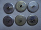 Ancien - Petit Lot De 6 Boutons Allemagne Années 60 - Other & Unclassified