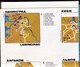 Delcampe - Scheme Of Automobile Tours In USSR -  Vintage Soviet Intourist Map In German English French Unfolds Into A Single Sheet - Cartes Routières