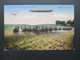 AK 1915 Feldpost 1. WK. Zeppelin. Dragoner In Deckung Gefechtsbereit. Das Deutsche Heer. Kriegsschauplatz. BHC Nr. 12405 - Zeppeline