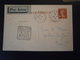 FRANCE TIMBRE ENTIER POSTAL SEMEUSE CARTE ENVELOPPE LETTRE DAGUIN NANCY EXPOSITION PHILATELIQUE 1932 CLUB LORRAIN - Cartes Postales Types Et TSC (avant 1995)