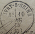 LOT R1861/285 - CERES N°60C + N°55 - (LETTRE) IVRY-SUR-SEINE > BARBEZIEUX (Charente) - 1871-1875 Cérès