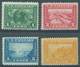 USA - MH/* - 1913 - PANAMA PACIFIC PERF 12 Yv 195-198 Sc 397-400 Mi 203A-206A - Lot 15532 - Nuevos