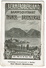 1906 Oberland Bernois Bateau à Vapeur Des Lacs De Thoune Et Brienz - Horaires / Carte - 4 Scans - Europe