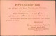 1890, 2 Pfg. PACKETFAHRT Ganzsachenkarte Mit Rückseitiger Werbung Für Brennspiritus. - Posta Privata & Locale