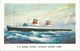 S.S United States - World's Fastest Liner 'Richkrome' Steelgraph Co One Broadway NY Unused   Front & Back Shown - Passagiersschepen