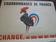 Affiche Original Charbonnages De France Illustrée Coq Actions échange Des Bons Vers 1963 39.5 X 40 - Plakate