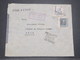 ESPAGNE - Enveloppe De Las Palma Par Avion Pour Oran En 1938 Avec Censure , Affranchissement Plaisant - L 8384 - Marcas De Censura Republicana
