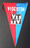 VIDEOTON SC HUNGARY FOOTBALL CLUB, SOCCER / FUTBOL / CALCIO OLD PENNANT, SPORTS FLAG - Habillement, Souvenirs & Autres