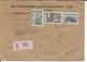 FINLANDE - 1950 - ENVELOPPE RECOMMANDEE De HELSINKI => MULHOUSE - Cartas & Documentos