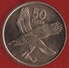 BOTSWANA 50 THEBE 1976 AIGLE EAGLE KM# 7 - Botswana