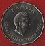 ZAMBIA 50 NGWEE 1969 FAO KM# 14  Kenneth Kaunda 1964 · 24TH OCTOBER 1969 - Zambia