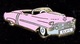 Pin ELVIS' Pink Cadillac / Original Graceland Merchandising Artikel - Transport