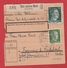 Colis Postal  --  Départ Sulz Unterm Wald  --  27/9/1943 - Autres & Non Classés