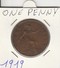 ONE PENNY 1919 - GRAN BRETAGNA - BUONA CONSERVAZIONE- LEGGI - 1 Penny & 1 New Penny