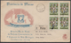 SA183- PORTUGAL-MACAU - 1954 - REGISTERED FDC TO HONG KONG. 9-MAR-54.POSTAGE STAMP CENTENARY - Covers & Documents