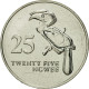 Monnaie, Zambie, 25 Ngwee, 1992, British Royal Mint, FDC, Nickel Plated Steel - Zambia