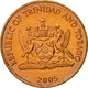 Monnaie, TRINIDAD & TOBAGO, 5 Cents, 2005, Franklin Mint, FDC, Bronze, KM:30 - Trinidad & Tobago