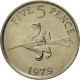 Monnaie, Guernsey, Elizabeth II, 5 Pence, 1979, Heaton, SPL, Copper-nickel - Guernsey