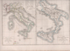 CARTES POUR SERVIR HISTOIRE DE L'ITALIE DRESSEES PAR L. DUSSIEUX EN 1854 DE 1454 à 1559 TRAITE DE CATEAU CAMBRESIS ... - Carte Geographique