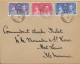 MAURITIUS - 1937 - LETTRE De PORT LOUIS Avec SERIE Du MARIAGE ROYAL - Mauritius (...-1967)