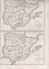 CARTES POUR SERVIR L'HISTOIRE DE L'ESPAGNE DRESSEES PAR L DUSSIEUX 1854 - ROYAUME WISIGOTHS / 711-1028 / 1028-1237 / .. - Geographical Maps
