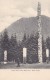 Sitka Alaska, Totem Poles Indian River Park, Native Art, C1900s Vintage Postcard - Sitka