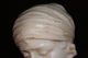 Delcampe - Ancienne Statue De Tête De Femme Au Foulard Art Nouveau Marbre Sculpté Fin XIX ème - Autres & Non Classés