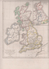 CARTES HISTOIRE ANGLETERRE ECOSSE IRLANDE DOMINATION SAXONS - DEPUIS GUILLAUME LE CONQUERANT 1066 à 1483 2 ROSES - Geographical Maps