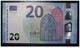 20 EURO V001E1 Draghi Spain Serie VA Perfect  UNC - 20 Euro