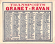 69 . SAINT PRIEST .. CALENDRIER 1953 ..  PUB. TRANSPORTS GRANET - RAVAN - Petit Format : 1941-60