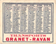 69 . SAINT PRIEST .. CALENDRIER 1953 ..  PUB. TRANSPORTS GRANET - RAVAN - Petit Format : 1941-60