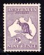 Australia 1913 Kangaroo 9d Violet 1st Watermark MH - - - - - Ungebraucht